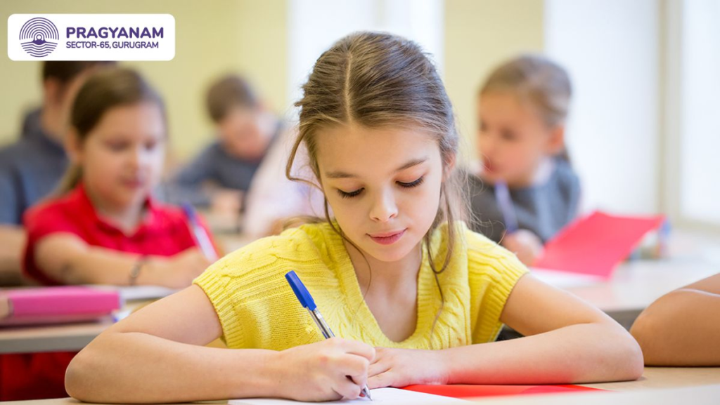 children in classroom