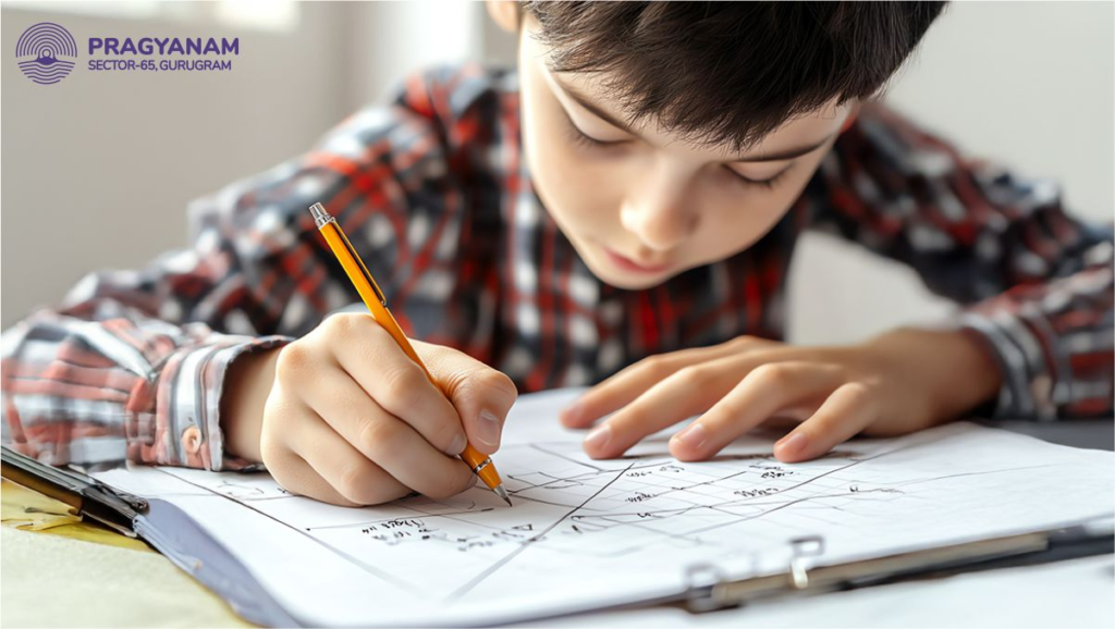 children with book and pen